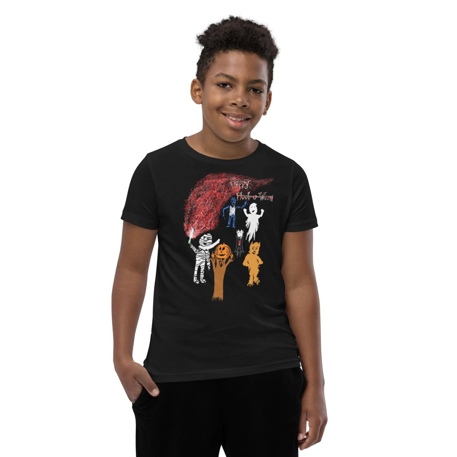 Hool-O-Ween-Kurzärmeliges T-Shirt Für Kinder von LusignsStreetware