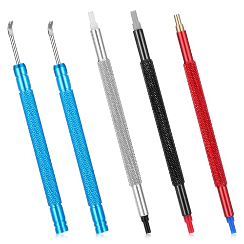 Lusofie 3 Stück Uhren-Handeinstellwerkzeug, Edelstahl-Uhren-Handdrücker und Zeiger-Hebel, Uhrmacher, Armband-Reparaturwerkzeug, Minuten- und Sekundenzeiger-Entferner, Kolbenentferner, A, m Lusofie 3 Stück Uhren-Handeinstellwerkzeug, Edelstahl-Uhren-Handdrücker und Zeiger-Hebel, Uhrmacher, Armband-Reparaturwerkzeug, Minuten- und Sekundenzeiger-Entferner, Kolbenentferner, A, m von Lusofie