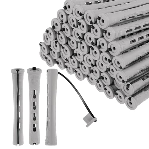 Lusofie 50 Stück Dauerwellen Wickler Set Lockenwickler Klein Dauerwellen Stäbe 1,5 Cm Lockenstäbe Für Frauen Kunststoff Kalte Welle Rods Lockenwickler Klein Für Kurzes Und Langes Haar von Lusofie