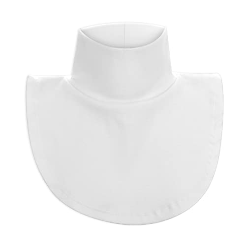 Lusofie Blusenkragen Einsatz Falscher Rollkragenpullover krageneinsatz Damen Falscher Rollkragen Einsatz für Damen Halbbluse mit Falschem Kragen aus Baumwolle Halbbluse mit Falschem Kragen von Lusofie