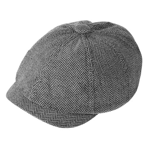 Lusofie Schiebermütze Newsboy Cap Herren Baumwolle Ballonmütze Verstellbar Barrett Mütze Schirmmütze Irischer Hut Angelhut Golfhut Schwarz Einheitsgröße Baskenmütze Herren Winter Lusofie Schiebermütze Newsboy Cap Herren Baumwolle Ballonmütze Verstellbar Barrett Mütze Schirmmütze Irischer Hut Angelhut Golfhut Schwarz Einheitsgröße Baskenmütze Herren Winter von Lusofie