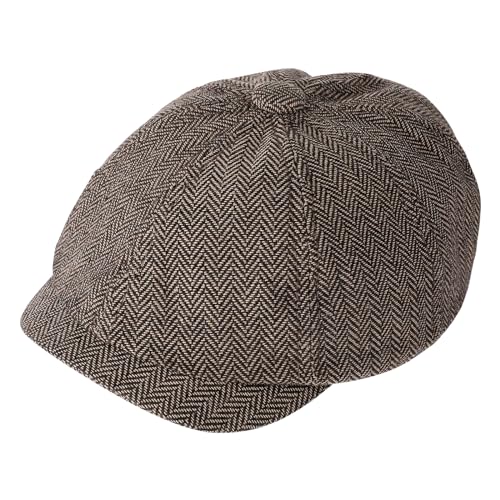 Lusofie Schiebermütze Newsboy Cap Herren Baumwolle Ballonmütze Verstellbar Barrett Mütze Schirmmütze Irischer Hut Angelhut Golfhut Schwarz Einheitsgröße Baskenmütze Herren Winter Lusofie Schiebermütze Newsboy Cap Herren Baumwolle Ballonmütze Verstellbar Barrett Mütze Schirmmütze Irischer Hut Angelhut Golfhut Schwarz Einheitsgröße Baskenmütze Herren Winter von Lusofie