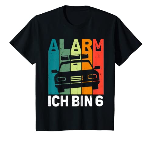 Kinder Geburtstag Polizei Junge Alarm 6 Jahre Retro Jungen Polizei T-Shirt Kinder Geburtstag Polizei Junge Alarm 6 Jahre Retro Jungen Polizei T-Shirt von Lustig 6. Geburtstag Shirt - Geburtstagsgeschenk
