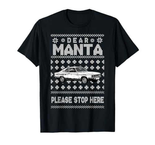 Herren Dear Santa Claus Manta Car Proll, weihnachtlicher Retro-Spaß T-Shirt Herren Dear Santa Claus Manta Car Proll, weihnachtlicher Retro-Spaß T-Shirt von Lustig Auto und KFZ Mechaniker Weihnachten Designs