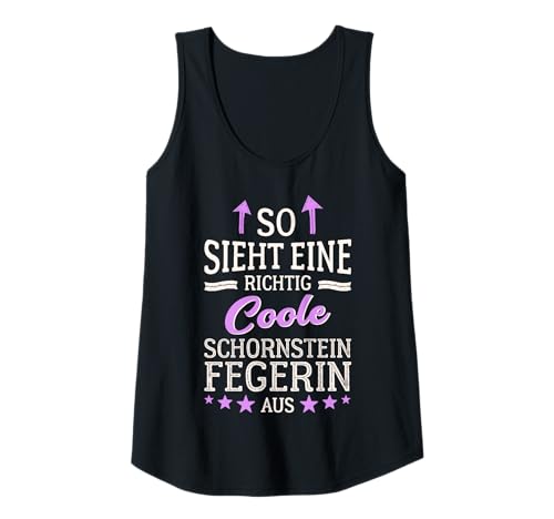 Damen So Sieht eine Coole Schornsteinfegerin aus Kaminfegerin Tank Top Damen So Sieht eine Coole Schornsteinfegerin aus Kaminfegerin Tank Top von Lustig Beruf Kaminkehrer Schornsteinfeger Sprüche