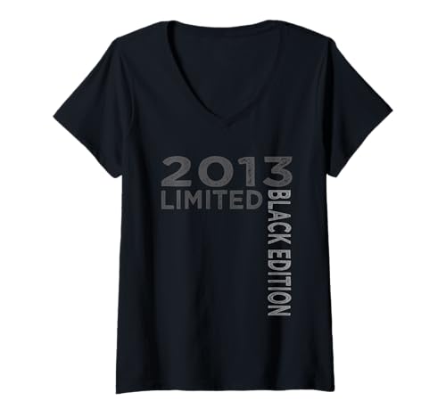Damen Black Edition Lieblingsfarbe 12 Jahre Meine Farben Schwarz T-Shirt mit V-Ausschnitt Damen Black Edition Lieblingsfarbe 12 Jahre Meine Farben Schwarz T-Shirt mit V-Ausschnitt von Lustig Black Edition 2013 12. Geburtstag Geschenke