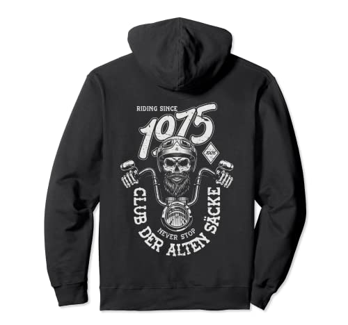 Club der Alten Säcke Männer Motorrad Rocker Geburtstag 1975 Pullover Hoodie Club der Alten Säcke Männer Motorrad Rocker Geburtstag 1975 Pullover Hoodie von Lustig Club der Alten Säcke Motorrad Männer Biker