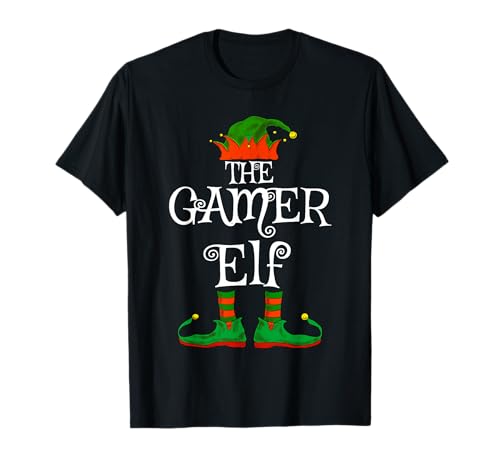 The Gamer Elf Lustig Weihnachten Geschenk Jungen Teenager T-Shirt The Gamer Elf Lustig Weihnachten Geschenk Jungen Teenager T-Shirt von Lustig Elf Weihnachten Shop