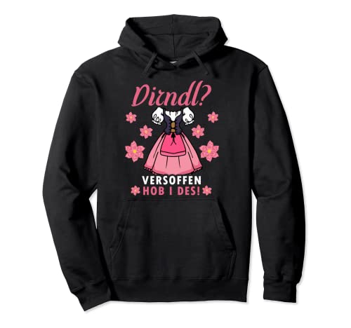 Damen Dirndl Versoffen Hab I Des Oktoberfest Tracht Lustig Pullover Hoodie Damen Dirndl Versoffen Hab I Des Oktoberfest Tracht Lustig Pullover Hoodie von Lustig Ersatz Dirndl für Oktoberfest für Damen