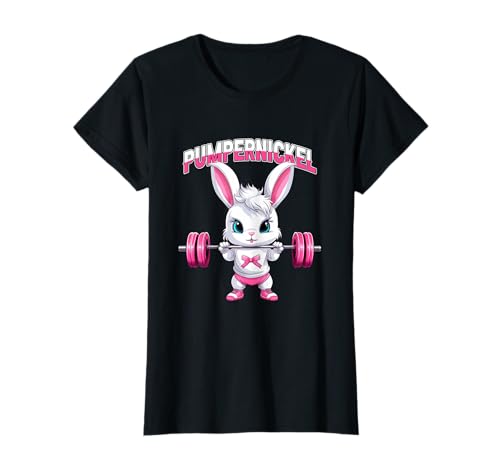 Pumpernickel Krafttraining Kaninchen Fitness Damen T-Shirt Pumpernickel Krafttraining Kaninchen Fitness Damen T-Shirt von Lustig Fitness Spruch Bodybuilding Outfit Workout