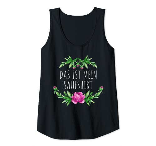 Damen Alkohol Party Feiern Feier Saufen Blumen Trinken Bier Humor Tank Top Damen Alkohol Party Feiern Feier Saufen Blumen Trinken Bier Humor Tank Top von Lustig Fun Witzig Blumenmotiv Spruch Niedlich Cool