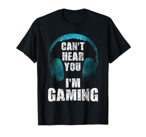 Lustig Gamer Can't Hear You Gaming Geschenk Jungen Teenager T-Shirt Lustig Gamer Can't Hear You Gaming Geschenk Jungen Teenager T-Shirt von Lustig Gamer Geschenke