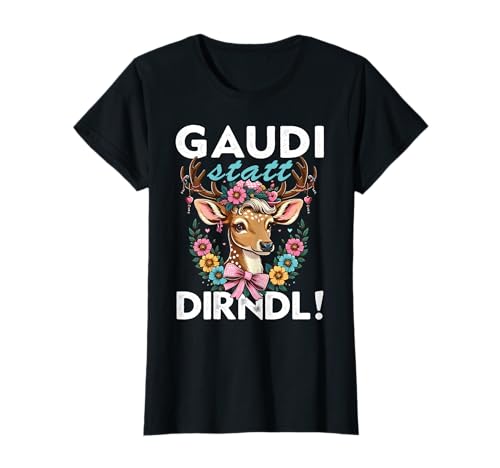 Oktoberfest Damen Dirndl Ersatz Trachtenshirt Tracht Ersatz T-Shirt Oktoberfest Damen Dirndl Ersatz Trachtenshirt Tracht Ersatz T-Shirt von Lustig Volksfest-Motive Oktoberfest Damen Trachten