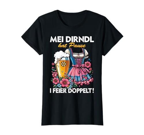 Oktoberfest Damen Dirndl Ersatz Trachtenshirt Tracht Ersatz T-Shirt Oktoberfest Damen Dirndl Ersatz Trachtenshirt Tracht Ersatz T-Shirt von Lustig Volksfest-Motive Oktoberfest Damen Trachten