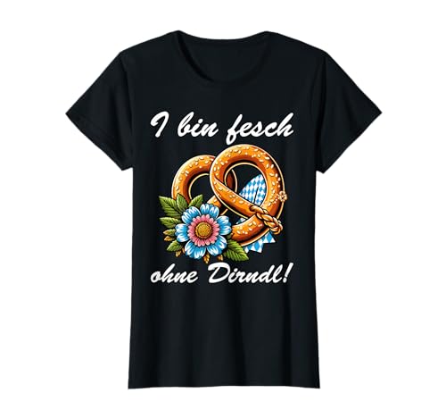 Oktoberfest Damen Tracht Ersatz Dirndl Trachtenshirt Tracht T-Shirt von Lustig Volksfest-Motive Oktoberfest Damen Trachten