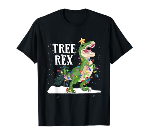 T-Rex Dinosaurier Weihnachten Deko Kinder Junge Tree Rex T-Shirt T-Rex Dinosaurier Weihnachten Deko Kinder Junge Tree Rex T-Shirt von Xmas T-rex