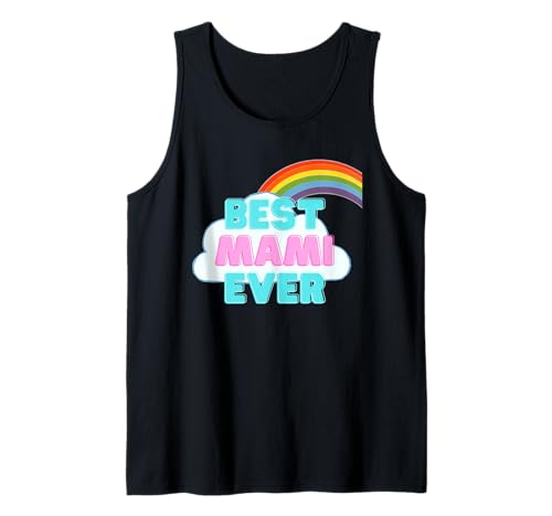 Mami - Best Mami Ever - Regenbogen Süßes Mädchen Mami Tank Top Mami - Best Mami Ever - Regenbogen Süßes Mädchen Mami Tank Top von Lustig & niedlich für Mädchen Jungen & Kinder
