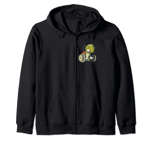 Schildkröte mit Langhantel Gewicht für Herren Damen Kinder Kapuzenjacke Schildkröte mit Langhantel Gewicht für Herren Damen Kinder Kapuzenjacke von Lustige, witzige Reptilien Comic EXE Designs