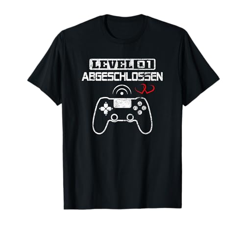Level 1 Abgeschlossen 1. Hochzeitstag Geschenk Frauen Männer T-Shirt Level 1 Abgeschlossen 1. Hochzeitstag Geschenk Frauen Männer T-Shirt von Lustige 1. Hochzeitstag Geschenke Co.