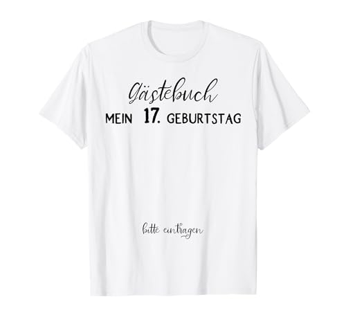 17. Geburtstag Junge Mädchen 17 Jahre 2008 Lustig Geschenk T-Shirt von Geburtstagsgeschenk Damen Herren 2008 Geschenkidee