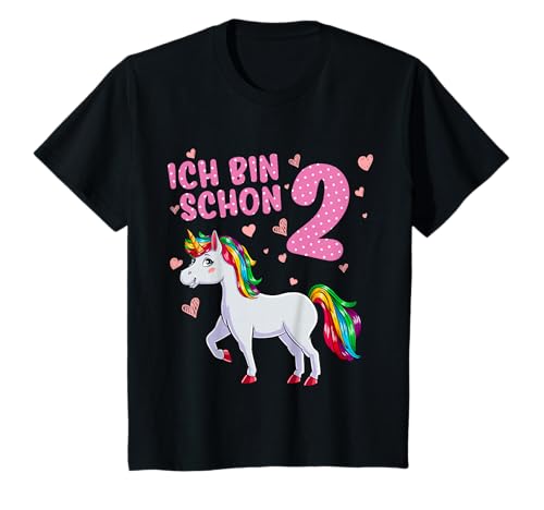Ich Bin Schon 2 Jahre Einhorn Mädchen 2 Geburtstag Einhorn T-Shirt Ich Bin Schon 2 Jahre Einhorn Mädchen 2 Geburtstag Einhorn T-Shirt von Lustige 2 Jährige Geburtstag Einhorn Geschenk