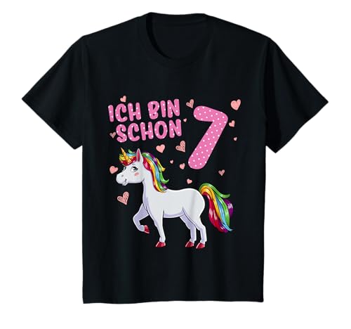 Ich Bin Schon 7 Jahre Einhorn Mädchen 7 Geburtstag Einhorn T-Shirt Ich Bin Schon 7 Jahre Einhorn Mädchen 7 Geburtstag Einhorn T-Shirt von Lustige 7 Jährige Geburtstag Einhorn Geschenk