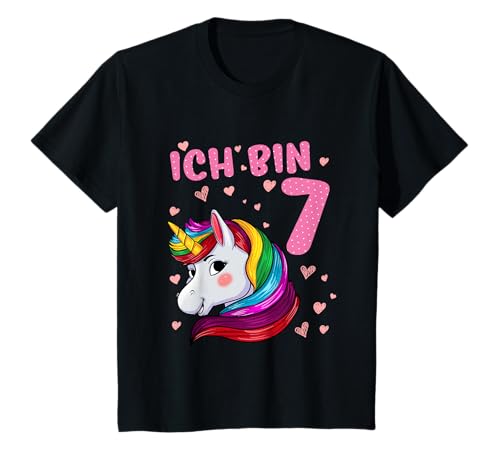 Ich Bin Schon 7 Jahre Einhorn Mädchen 7 Geburtstag Einhorn T-Shirt Ich Bin Schon 7 Jahre Einhorn Mädchen 7 Geburtstag Einhorn T-Shirt von Lustige 7 Jährige Geburtstag Einhorn Geschenk