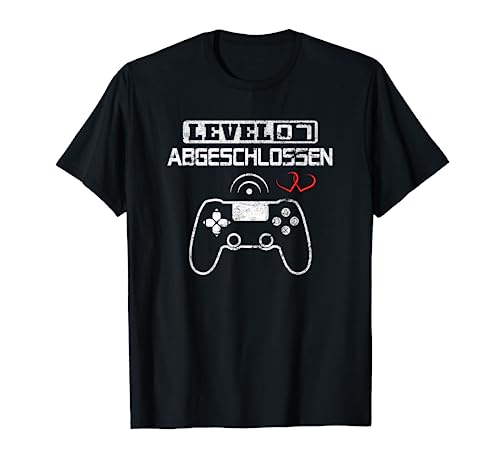 Level 7 Abgeschlossen 7. Hochzeitstag Geschenk Frauen Männer T-Shirt Level 7 Abgeschlossen 7. Hochzeitstag Geschenk Frauen Männer T-Shirt von Lustige 7. Hochzeitstag Geschenke Co.