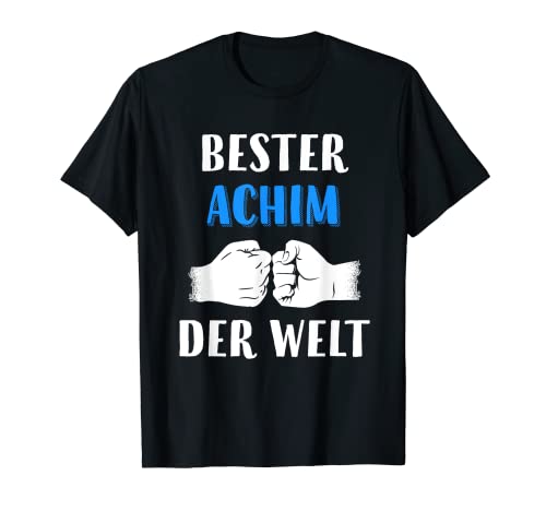 Herren Bester Achim Der Welt Personalisiertes Vornamen T-Shirt Herren Bester Achim Der Welt Personalisiertes Vornamen T-Shirt von Lustige Achim Namen Shirts für Herren