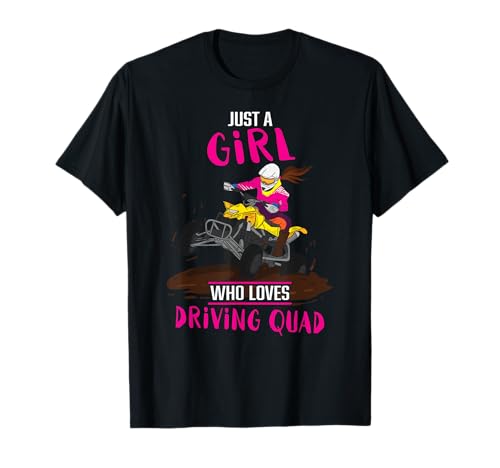 Damen Quadfahrerin Mädchen ATV Lustiges Quad Biker Spruch T-Shirt Damen Quadfahrerin Mädchen ATV Lustiges Quad Biker Spruch T-Shirt von Lustige Allrad Motorsport und Quad Fahrer Outfits