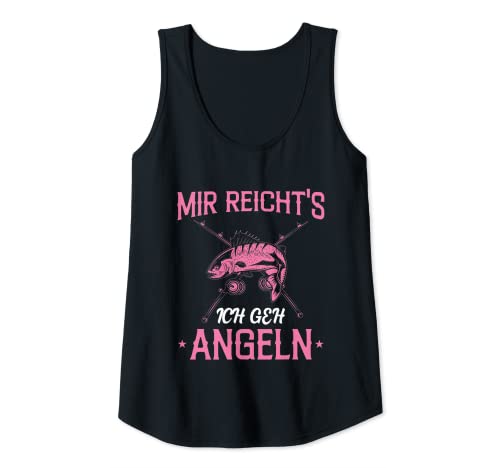 Damen Mir Reicht's Ich Geh Angeln Angler Frauen Fischer Spruch Tank Top Damen Mir Reicht's Ich Geh Angeln Angler Frauen Fischer Spruch Tank Top von Lustige Angel Kleidung Für Frauen