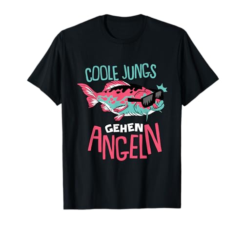 Coole Jungs Gehen Angeln, Fischen Lustige Angel Sprüche T-Shirt Coole Jungs Gehen Angeln, Fischen Lustige Angel Sprüche T-Shirt von Lustige Angel Sprüche und Angler Fischen Geschenke