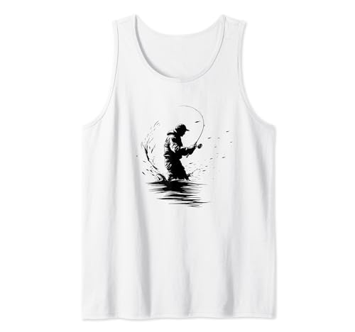 Herren Angeln Angellehrer Angelverein Tank Top Herren Angeln Angellehrer Angelverein Tank Top von Lustige Angeln Shirts für Jungen