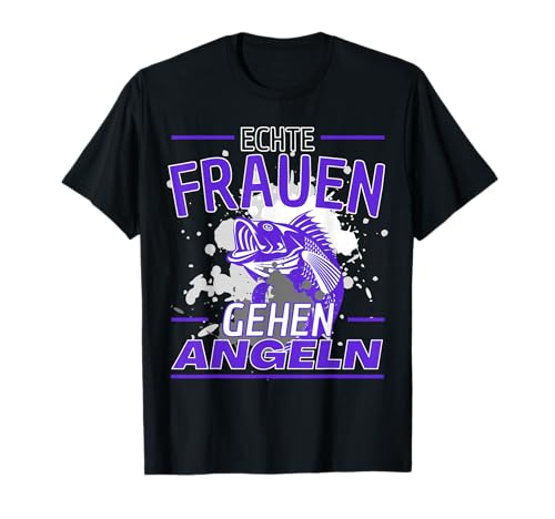 Lustiges Frauen Angeln Mädchen Angel Angeln Fischen Anglerin T-Shirt Lustiges Frauen Angeln Mädchen Angel Angeln Fischen Anglerin T-Shirt von Lustige Angler Fischer fischen & angeln Geschenke