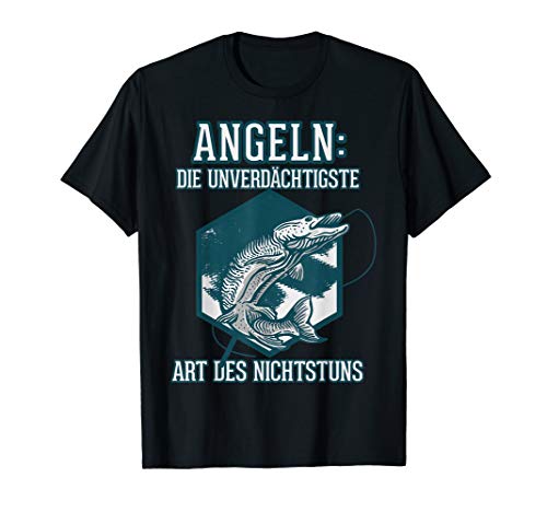 Angler Angeln Geschenk Männer Herren Hecht Angler Spruch T-Shirt Angler Angeln Geschenk Männer Herren Hecht Angler Spruch T-Shirt von Lustige Angler Geschenke Co.