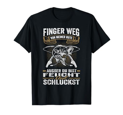 Lustige Angler Geschenke für Männer Angeln Zubehör Finger weg von meiner Rute Herren T-Shirt Schwarz S Klassische Passform Kurzarm Classic Humorous Fishing T-Shirt Vatertag Geschenk Lustige Angler Geschenke für Männer Angeln Zubehör Finger weg von meiner Rute Herren T-Shirt Schwarz S Klassische Passform Kurzarm Classic Humorous Fishing T-Shirt Vatertag Geschenk von Lustige Angler Geschenke für Männer Angeln Zubehör