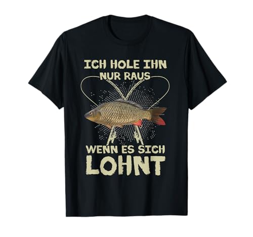 Lustige Angler Geschenke für Männer Hobby Fischer - Männer - Männer - Halbarm - Fishing-T-Shirts - Lustiger Angler Sprüche Angeln T-Shirt - Schwarz - S - Hemd von Lustige Angler Geschenke für Männer Hobby Fischer