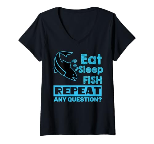 Damen Lustiges Angel Motiv Mit Spruch Für Angler & Fischer T-Shirt mit V-Ausschnitt Damen Lustiges Angel Motiv Mit Spruch Für Angler & Fischer T-Shirt mit V-Ausschnitt von Lustige Angler Motive Angel Fischer Geschenkideen