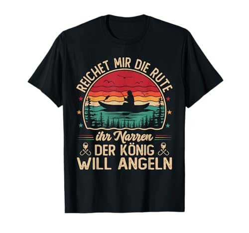 Angler Geschenke Männer Herren Angelrute Angel Vintage T-Shirt Angler Geschenke Männer Herren Angelrute Angel Vintage T-Shirt von Lustige Angler Tshirts Herren Männer