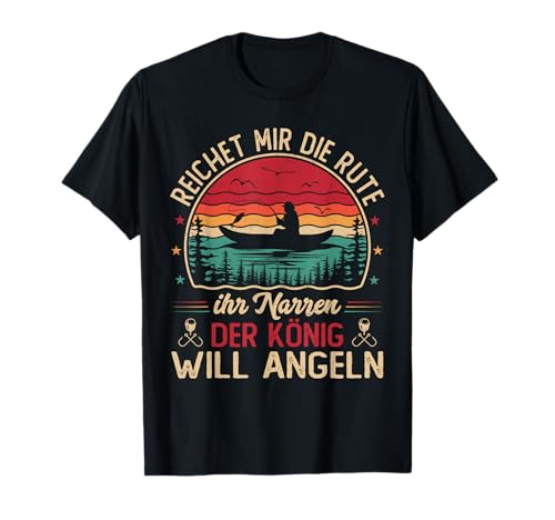 Angler Geschenke Männer Herren Angelrute Angel Vintage T-Shirt Angler Geschenke Männer Herren Angelrute Angel Vintage T-Shirt von Lustige Angler Tshirts Herren Männer