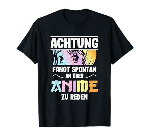 Lustiger Anime Spruch Kawaii Anime Mädchen Motiv Otaku Merch T-Shirt Lustiger Anime Spruch Kawaii Anime Mädchen Motiv Otaku Merch T-Shirt von Lustige Anime Manga Bekleidung Cosplay Merchandise
