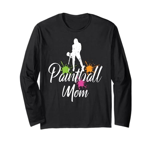 Stolze Paintball Mama Unterstützt Das Spielfeld Langarmshirt Stolze Paintball Mama Unterstützt Das Spielfeld Langarmshirt von Lustige Aussage Für Coole Paintball Mütter