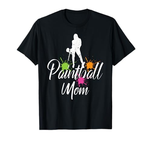 Stolze Paintball Mama Unterstützt Das Spielfeld T-Shirt Stolze Paintball Mama Unterstützt Das Spielfeld T-Shirt von Lustige Aussage Für Coole Paintball Mütter
