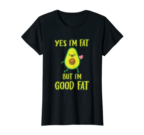 Damen Lustiger Avocado Spruch Yes Im Fat Avocado Kostüm Geschenk T-Shirt Damen Lustiger Avocado Spruch Yes Im Fat Avocado Kostüm Geschenk T-Shirt von Lustige Avocado Vegetarier Geschenkideen
