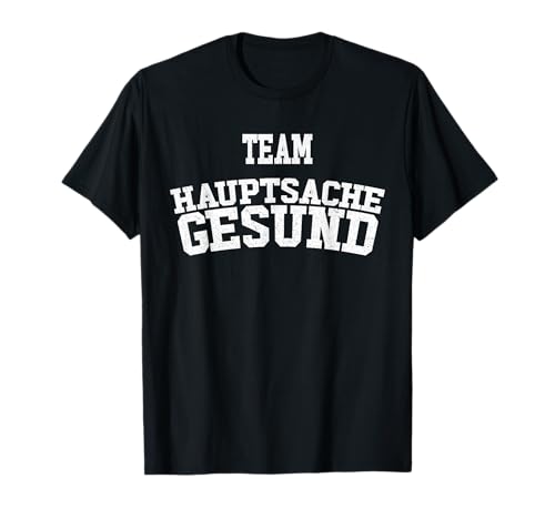 Baby Gender Reveal Party, TEAM HAUPTSACHE GESUND Football T-Shirt von Lustige Baby Gender Reveal Party Produkte