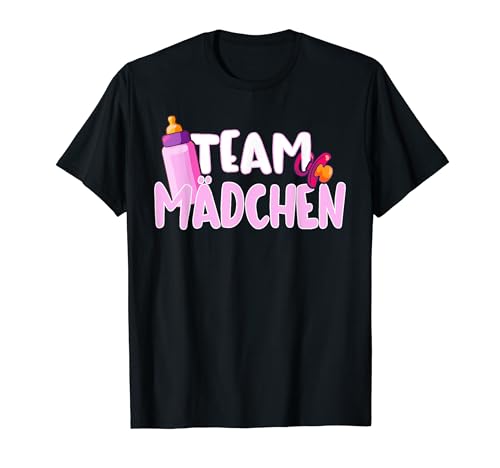 Baby Gender Reveal Party, lustiges Team Mädchen T-Shirt von Lustige Baby Gender Reveal Party Produkte