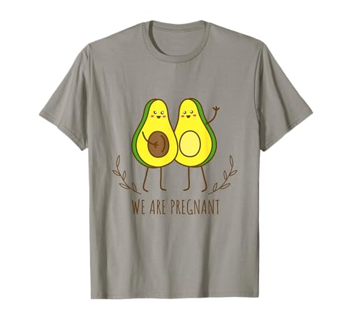 Lustiges Schwanger Avocado Schwangerschaft Baby Ankündigung T-Shirt von Lustige Baby Schwangerschaft Ankündigung Geschenke