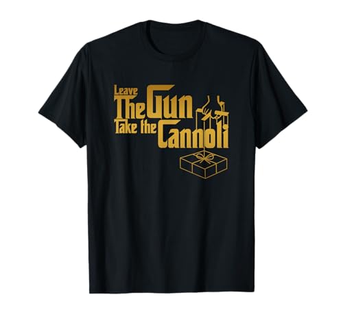 Funny Leave The Gun Take the Cannoli für Männer und Frauen T-Shirt Funny Leave The Gun Take the Cannoli für Männer und Frauen T-Shirt von Lustige Bäcker-Idee, ikonische italienische