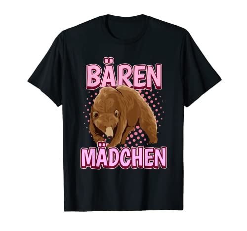 Kinder Bären Mädchen Sachen Braunbär Bären T-Shirt Kinder Bären Mädchen Sachen Braunbär Bären T-Shirt von Lustige Bär Sachen