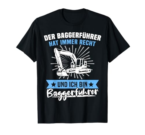 Lustige Baggerführer Sprüche Mit Bagger Motiv Baggerfahrer T-Shirt Schwarz Crew-Neck T-Shirt mit Kurzärmeln Klein EU M Männer Lustige Baggerführer Sprüche Mit Bagger Motiv Baggerfahrer T-Shirt Schwarz Crew-Neck T-Shirt mit Kurzärmeln Klein EU M Männer von Lustige Baggerführer Sprüche Mit Bagger Motiv